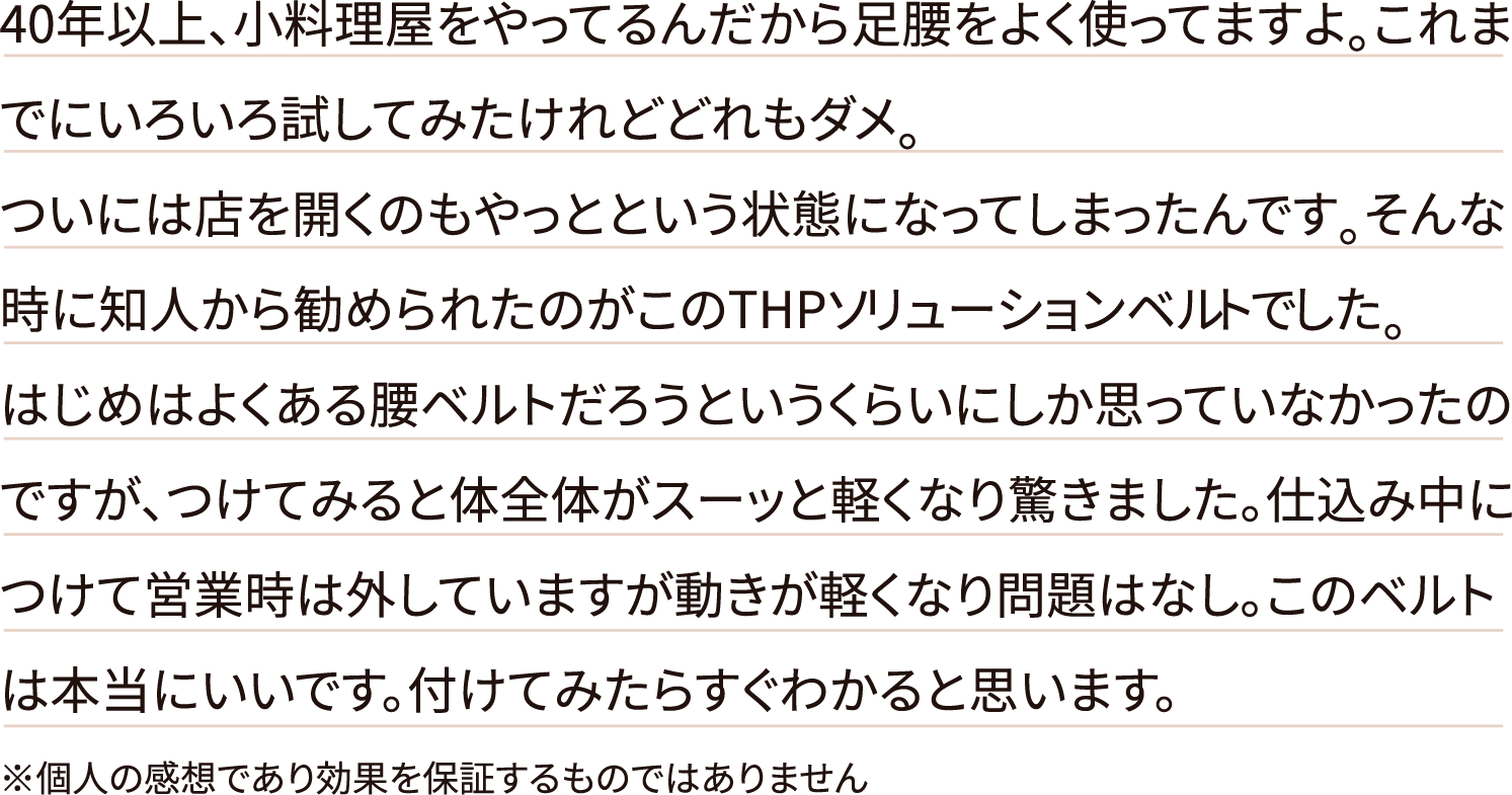 THPソリューションベルト